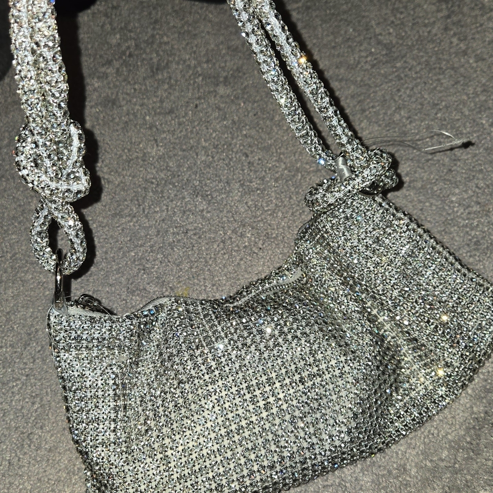 Elegant Silver Women's Bag